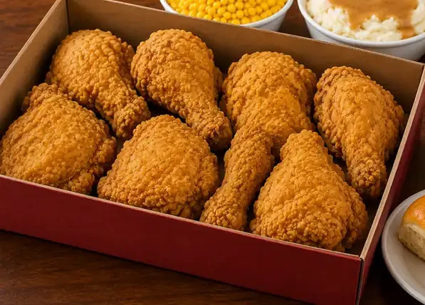 Golden Corral 8-Piece Fried Chicken Box