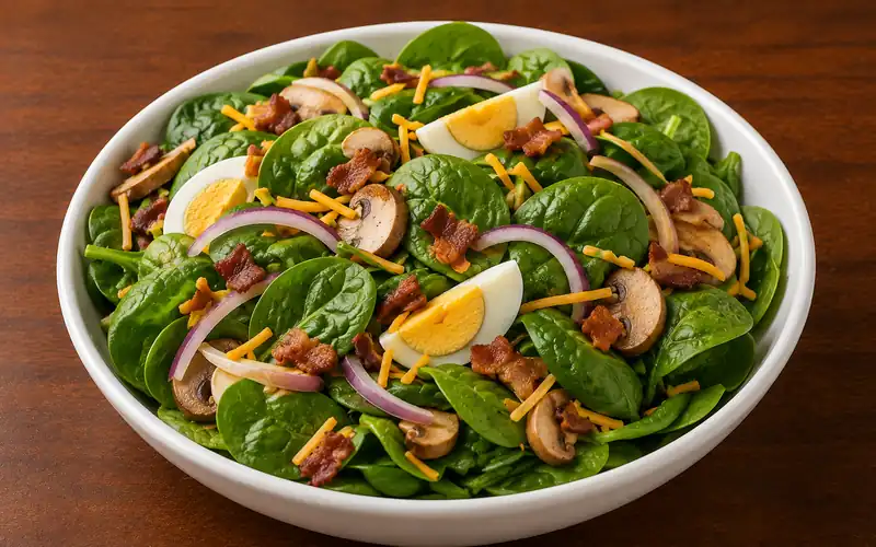 Golden Corral spinach salad